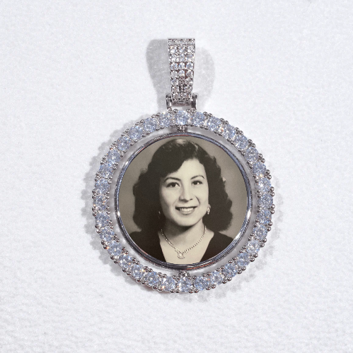 3D Spinning 2-Faced Custom Picture Pendant