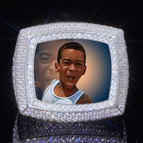 3D CUSTOM PICTURE ICED RING