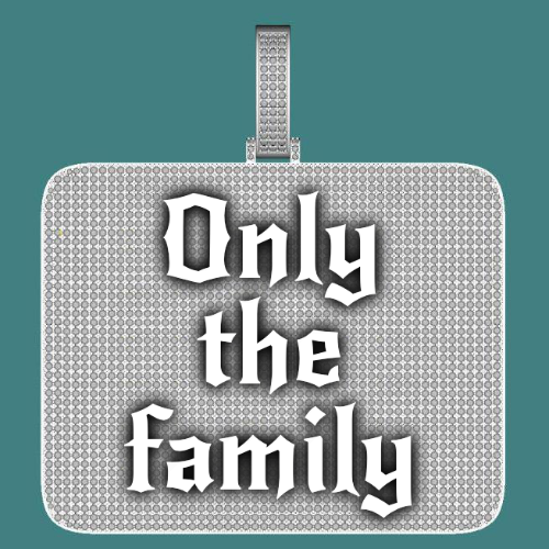 CUSTOM LETTER NECKLACE 3D BIG SQUARE