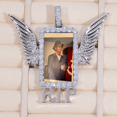RIP WING 3D CUSTOM PICTURE PENDANT