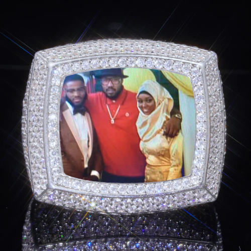3D CUSTOM PICTURE ICED RING