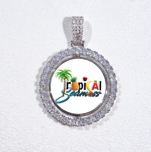 3D Spinning 2-Faced Custom Picture Pendant