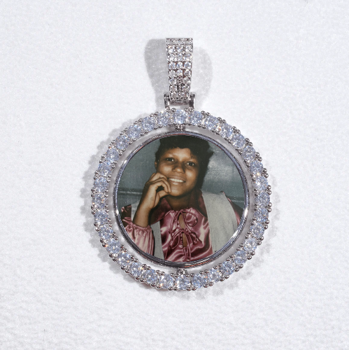 3D Spinning 2-Faced Custom Picture Pendant