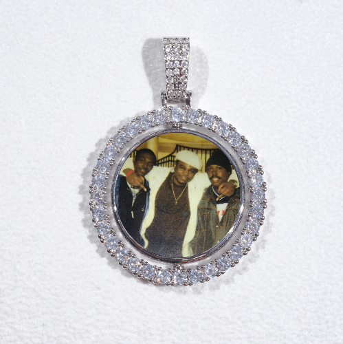 3D Spinning 2-Faced Custom Picture Pendant