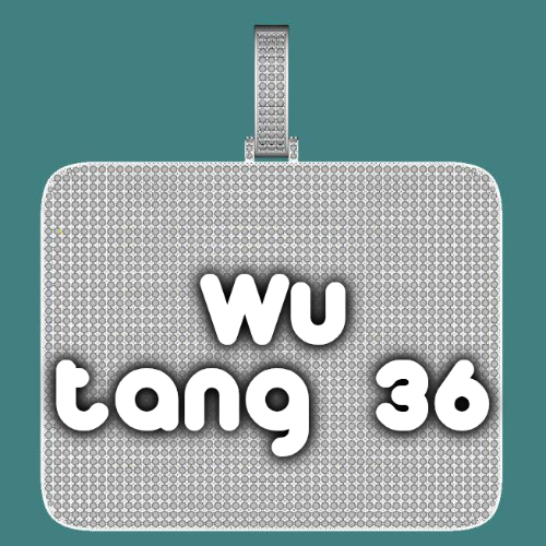 CUSTOM LETTER NECKLACE 3D BIG SQUARE