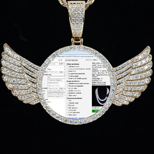 CUSTOM PICTURE PENDANT STYLE-4