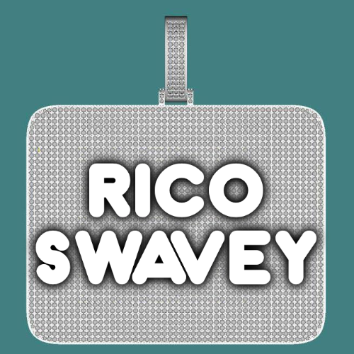 CUSTOM LETTER NECKLACE 3D BIG SQUARE