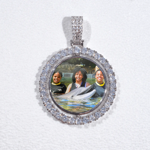 3D Spinning 2-Faced Custom Picture Pendant