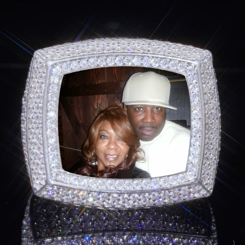3D CUSTOM PICTURE ICED RING