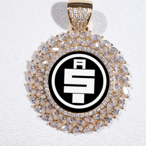 Large 3D Wheat Ear Custom Picture Pendant
