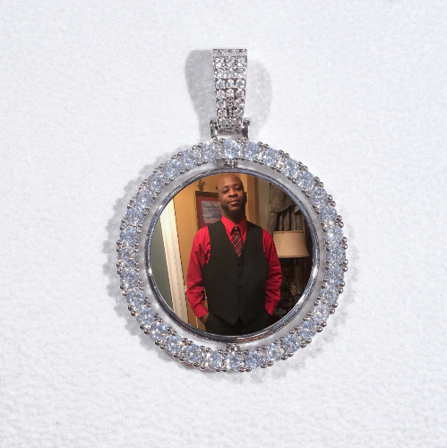 3D Spinning 2-Faced Custom Picture Pendant