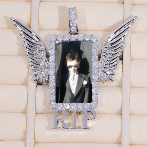 RIP WING 3D CUSTOM PICTURE PENDANT