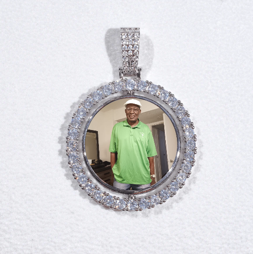 3D Spinning 2-Faced Custom Picture Pendant