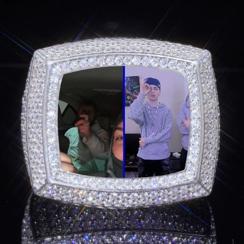3D CUSTOM PICTURE ICED RING