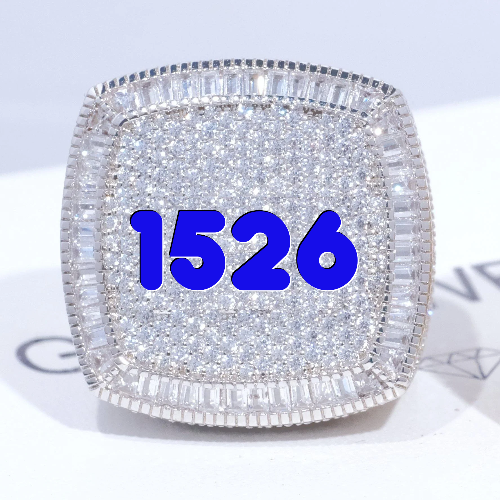 CUSTOM LETTER 3D ICED RING