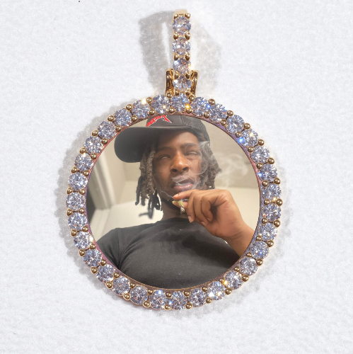 3D CIRCLE CUSTOM PICTURE PENDANT SMALL SIZE