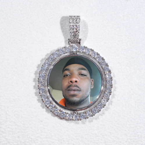 3D Spinning 2-Faced Custom Picture Pendant