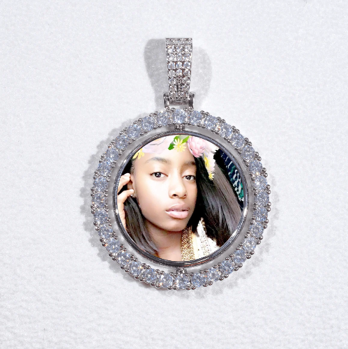 3D Spinning 2-Faced Custom Picture Pendant