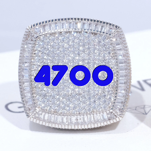 CUSTOM LETTER 3D ICED RING