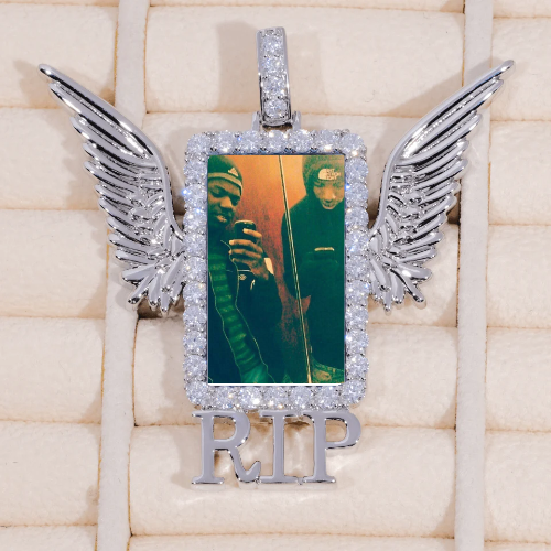 RIP WING 3D CUSTOM PICTURE PENDANT