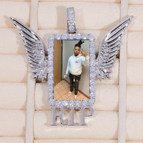 RIP WING 3D CUSTOM PICTURE PENDANT