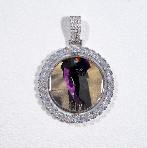 3D Spinning 2-Faced Custom Picture Pendant