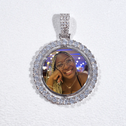 3D Spinning 2-Faced Custom Picture Pendant