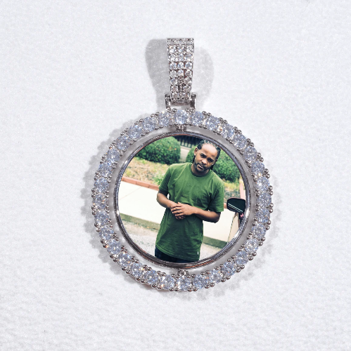 3D Spinning 2-Faced Custom Picture Pendant