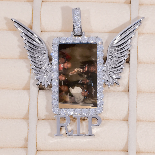 RIP WING 3D CUSTOM PICTURE PENDANT