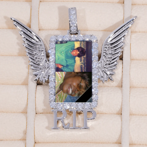 RIP WING 3D CUSTOM PICTURE PENDANT