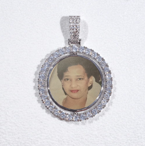 3D Spinning 2-Faced Custom Picture Pendant