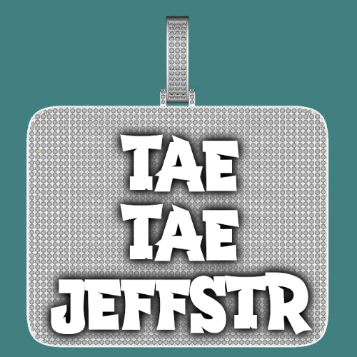 CUSTOM LETTER NECKLACE 3D BIG SQUARE