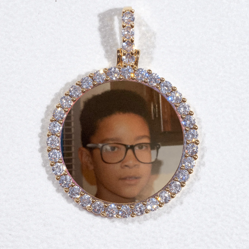 3D CIRCLE CUSTOM PICTURE PENDANT SMALL SIZE