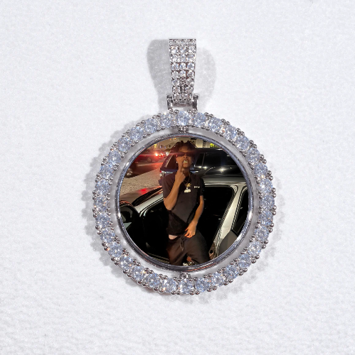 3D Spinning 2-Faced Custom Picture Pendant