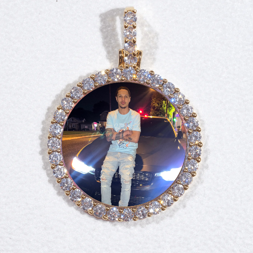 3D CIRCLE CUSTOM PICTURE PENDANT SMALL SIZE