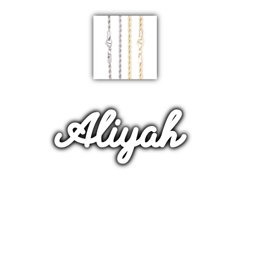 Script Custom Letter Necklace