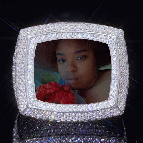 3D CUSTOM PICTURE ICED RING