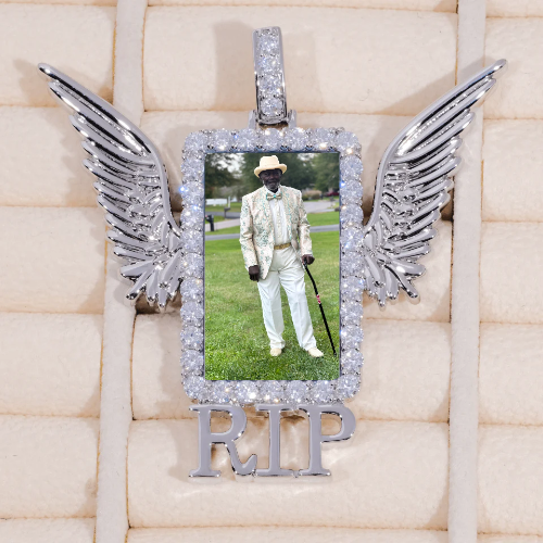 RIP WING 3D CUSTOM PICTURE PENDANT
