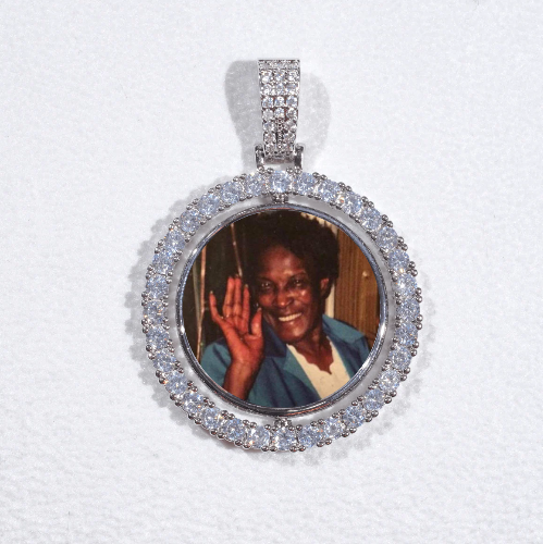 3D Spinning 2-Faced Custom Picture Pendant