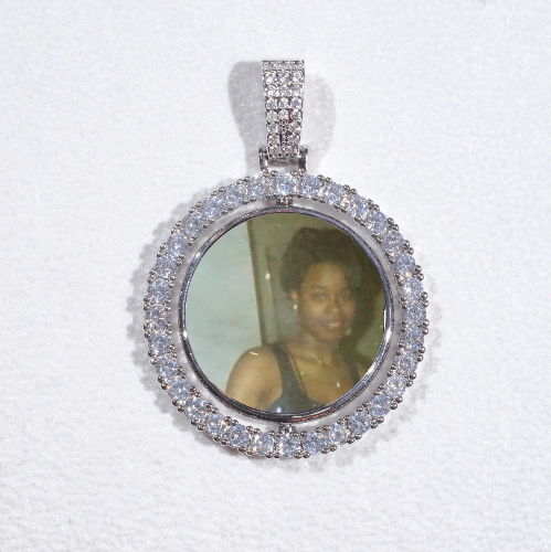 3D Spinning 2-Faced Custom Picture Pendant