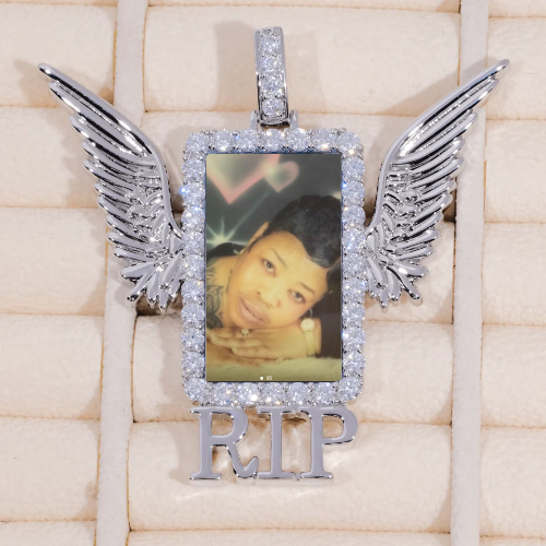 RIP WING 3D CUSTOM PICTURE PENDANT
