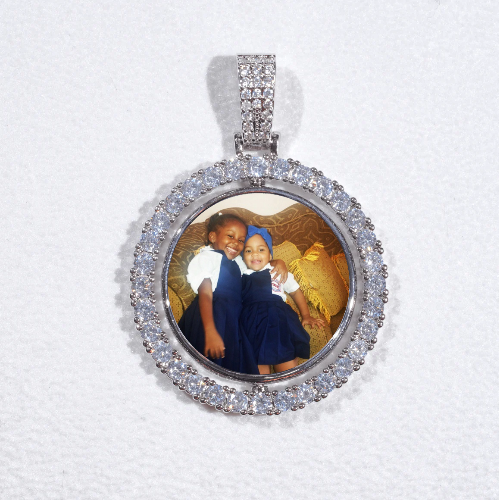 3D Spinning 2-Faced Custom Picture Pendant