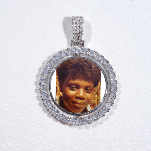 3D Spinning 2-Faced Custom Picture Pendant