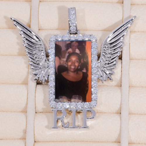 RIP WING 3D CUSTOM PICTURE PENDANT