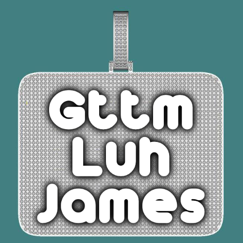 CUSTOM LETTER NECKLACE 3D BIG SQUARE