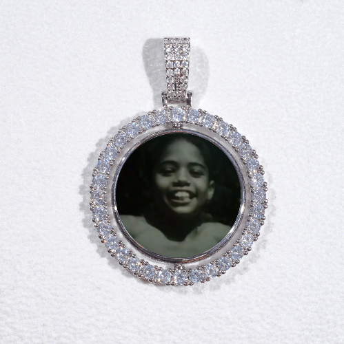 3D Spinning 2-Faced Custom Picture Pendant