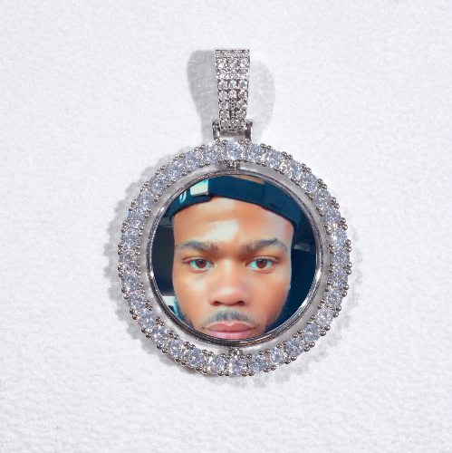 3D Spinning 2-Faced Custom Picture Pendant