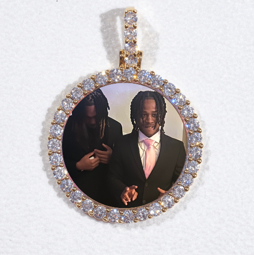 3D CIRCLE CUSTOM PICTURE PENDANT SMALL SIZE