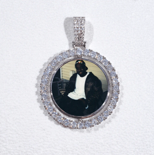 3D Spinning 2-Faced Custom Picture Pendant