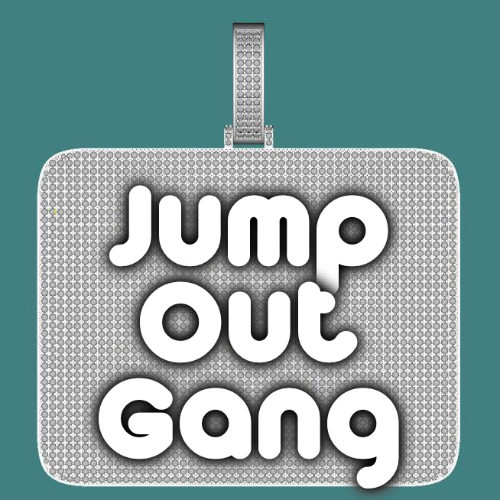 CUSTOM LETTER NECKLACE 3D BIG SQUARE